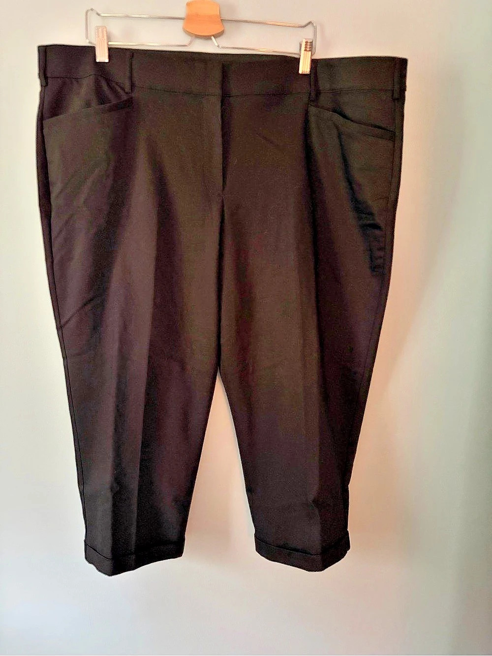 Lane Bryant The Modernist Collection Crop Pants Black Size 24